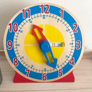 Melissa & Doug Clock Learning Set